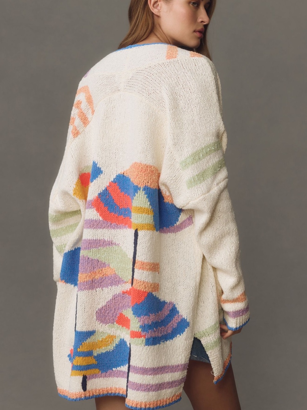 NWT Anthropologie Maeve Umbrella Cardigan Sweater - Picture 2 of 4